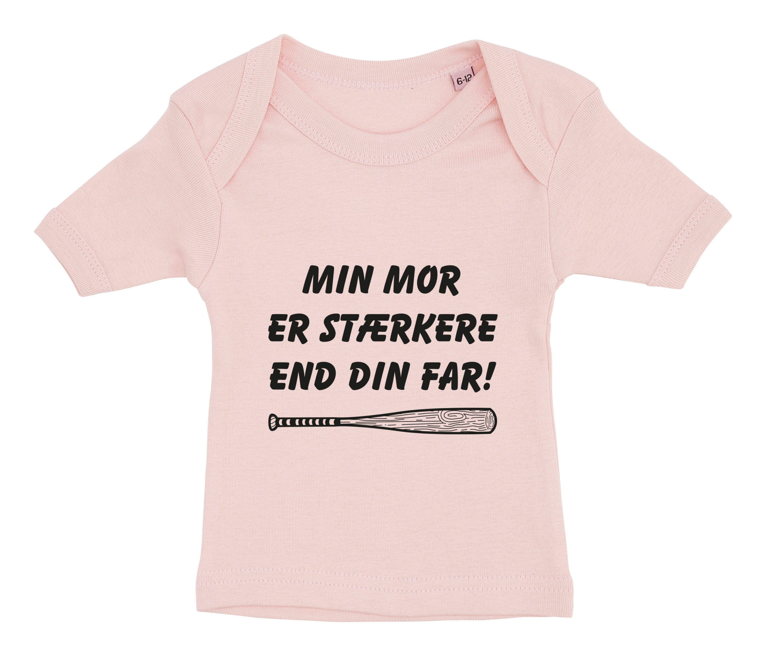 vidnesbyrd Doktor i filosofi Isolere Baby t-shirt - Min mor er stærkere end din far